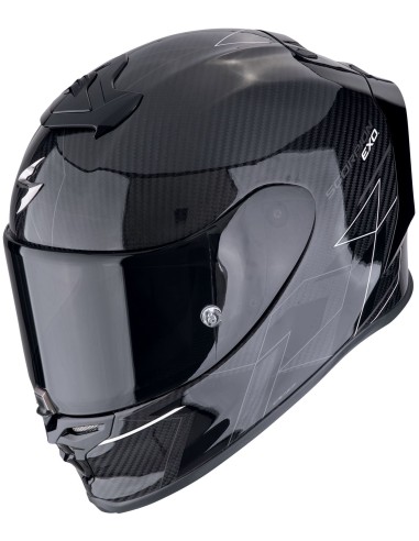Casco Scorpion Exo-R1 Evo Carbon Air Cynergy | Negro y amarillo neón