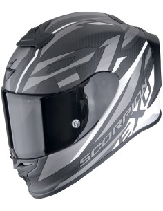 Casco Scorpion Exo-R1 Evo Carbon Air Runner | Mate-Negro y blanco