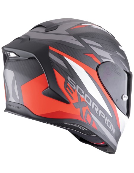 Casco Scorpion Exo-R1 Evo Carbon Air Runner | Mate-Negro y rojo