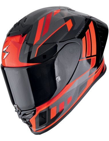 Casco Scorpion Exo-R1 Evo II Air Vital | Negro-plata-rojo