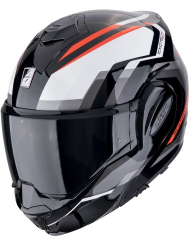 Casco Scorpion Exo-Tech Evo Furio | Negro y rojo