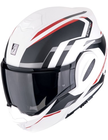 Casco Scorpion Exo-Tech Evo Furio | Negro y rojo
