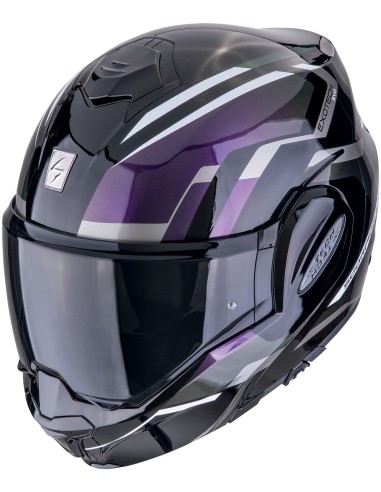 Casco Scorpion Exo-Tech Evo Furio | Negro y camaleón