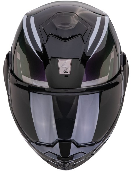 Casco Scorpion Exo-Tech Evo Furio | Negro y camaleón