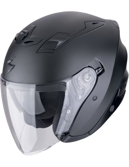 Casco Scorpion Exo-Z1 Solid | Mate-Negro perla