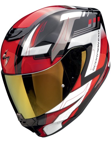 Casco Scorpion Exo-391 Captor | Negro y rojo