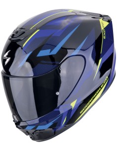 Casco Scorpion Exo-391 Aaxo | Negro y azul