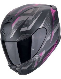 Casco Scorpion Exo-391 Aaxo Mujer | Mate-Negro y rosa