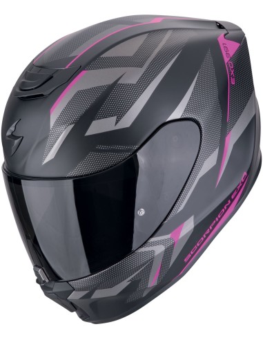 Casco Scorpion Exo-391 Aaxo Mujer | Mate-Negro y rosa
