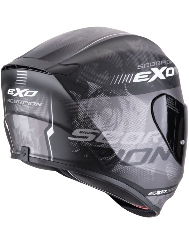 Casco Scorpion Exo-391 Ava | Mate-Negro y plata