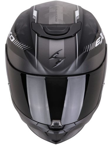 Casco Scorpion Exo-391 Ava | Mate-Negro y plata