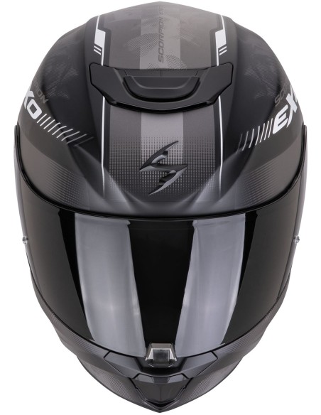 Casco Scorpion Exo-391 Ava | Mate-Negro y plata