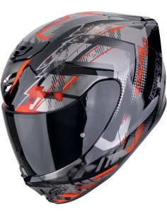 Casco Scorpion Exo-391 Clutter | Negro y amarillo fluor 2