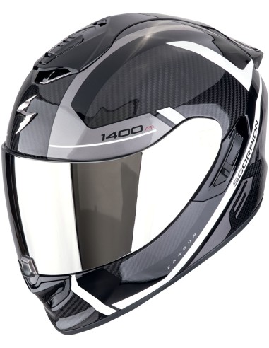 Casco Scorpion Exo-1400 Evo II Carbon Air Enko | Negro-rojo-blanco