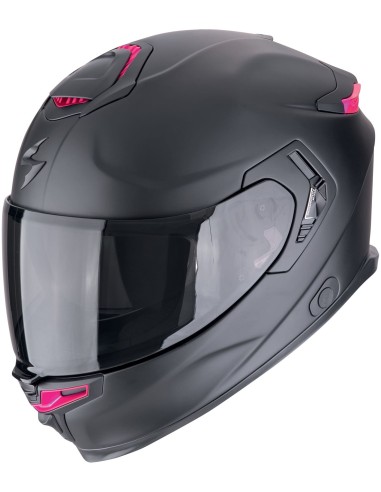 Casco Scorpion Exo-GT SP Air Solid Mujer | Mate-Negro y rosa