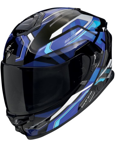 Casco Scorpion Exo-GT SP Air Augusta | Negro-gris-rojo