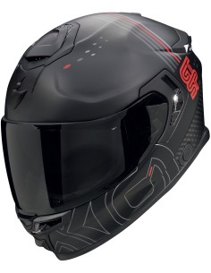 Casco Scorpion Exo-GT SP Air Techlane | Mate-Negro-gris-rojo