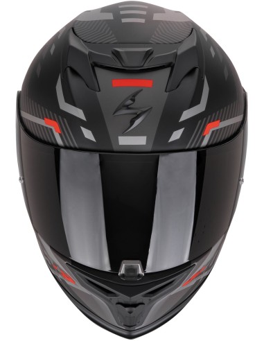 Casco Scorpion Exo-520 Evo Air Ranka | Mate-Negro-plata-rojo