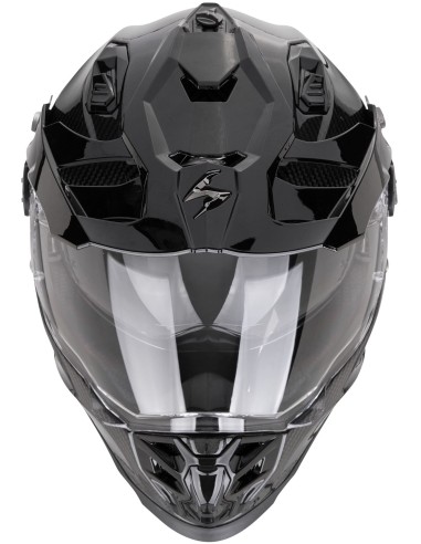 Casco Scorpion ADF-9000 Carbon Air Solid | Negro