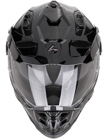 Casco Scorpion ADF-9000 Carbon Air Solid | Negro