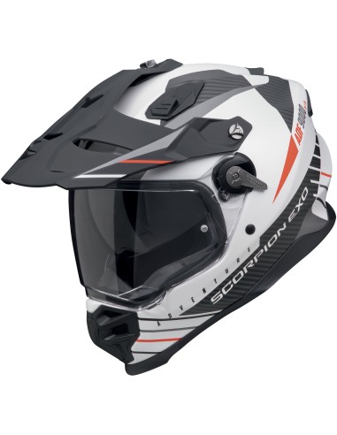 Casco Scorpion ADF-9000 Air Feat | Mate-Blanco-negro-rojo
