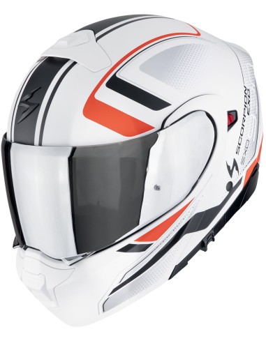Casco Scorpion Exo-930 Evo Ardens | Mate-Blanco-negro-rojo