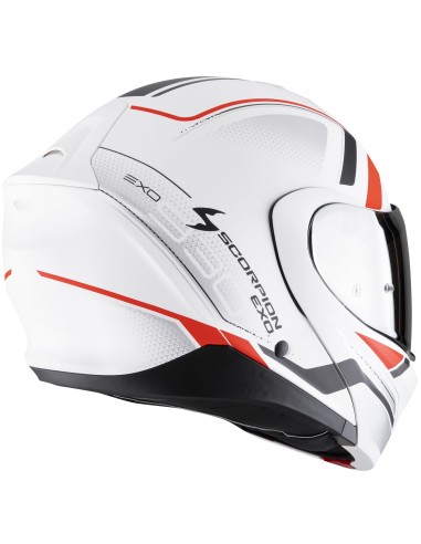 Casco Scorpion Exo-930 Evo Ardens | Mate-Blanco-negro-rojo