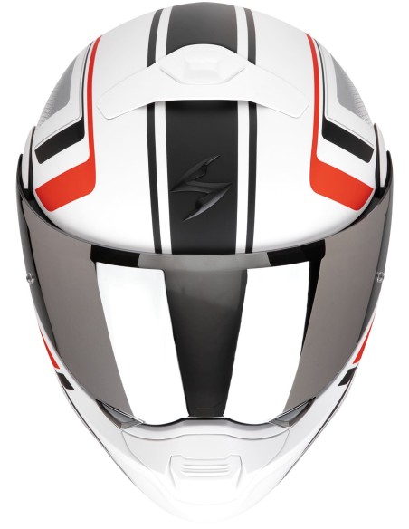 Casco Scorpion Exo-930 Evo Ardens | Mate-Blanco-negro-rojo