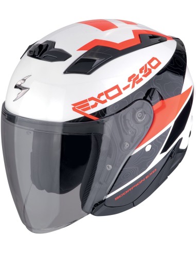Casco Scorpion Exo-230 Band | Mate-Negro y plata