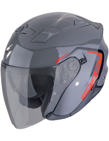 Casco Scorpion Exo-230 Cit-e | Gris y rojo