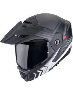Casco Scorpion ADX-2 Lewis | Mate-Negro y plata