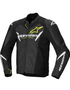 Chaqueta Alpinestars Faster V3 Airflow|Negro-blanco-amarillo