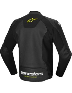 Chaqueta Alpinestars Faster V3 Airflow|Negro-blanco-amarillo 2
