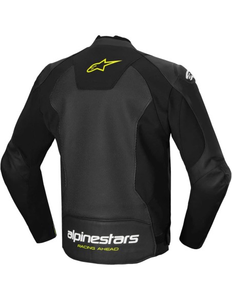 Chaqueta Alpinestars Faster V3 Airflow|Negro-blanco-amarillo