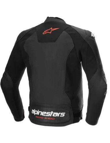 Chaqueta Alpinestars Faster V3 Airflow|Negroy rojo fluor