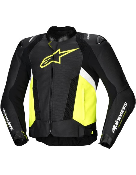 Chaqueta Alpinestars Missile V3 Airflow|Negro-amarillo fluor-blanco