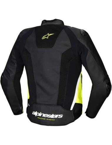 Chaqueta Alpinestars Missile V3 Airflow|Negro-amarillo fluor-blanco