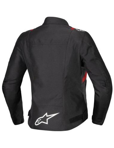 Chaqueta Alpinestars Stella T-SPS V2 Waterproof|Negro-blanco-rojo fluor