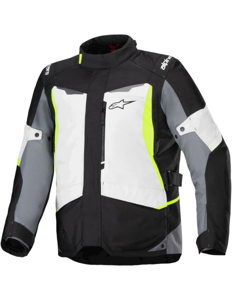 Chaqueta Alpinestars ST-1 WP|Negro-gris-amarillo fluor