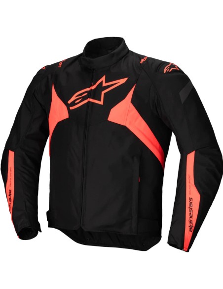 Chaqueta Alpinestars T-Jaws V4 WP|Negro y rojo fluor