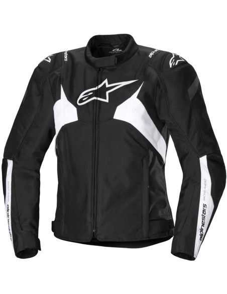 Chaqueta Alpinestars Stella T-Jaws V4 WP|Negro y blanco