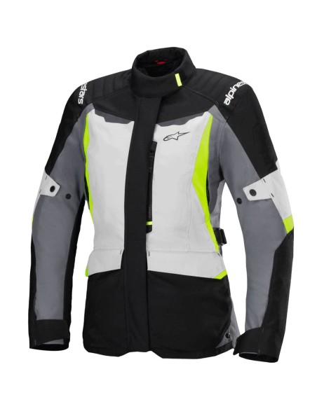 Chaqueta Alpinestars Stella ST-1 WP|Gris-negro-amarillo fluor
