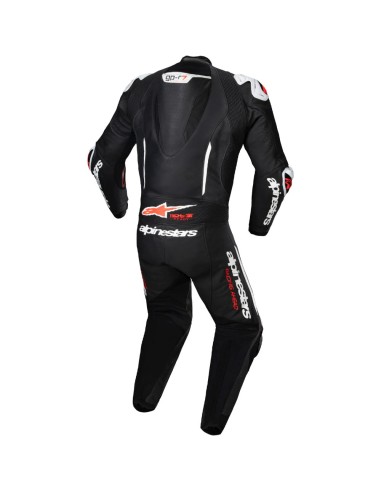 Mono Alpinestars Profesional GP-R7|Negro-blanco-rojo flúor