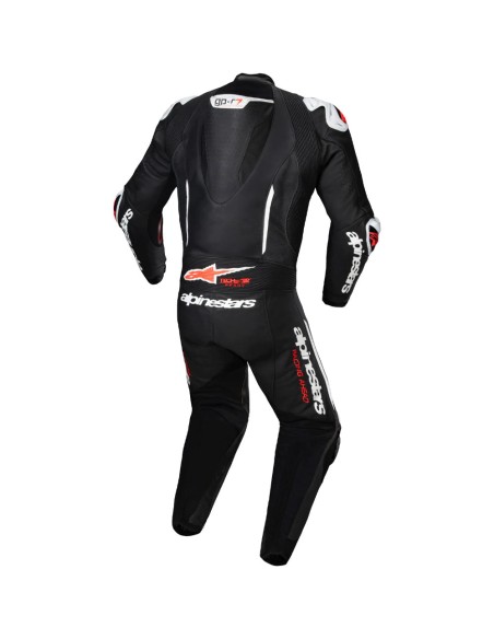 Mono Alpinestars Profesional GP-R7|Negro-blanco-rojo flúor