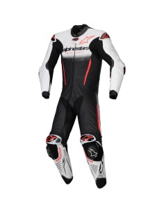 Mono Alpinestars Profesional GP-R7|Blanco-negro-rojo flúor