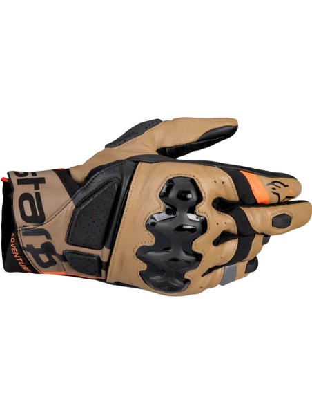 Guantes Alpinestars Belize V3 Drystar|Negro y marrón