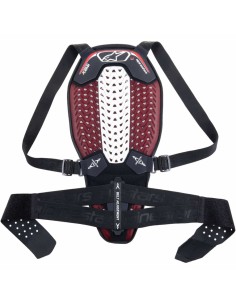 Protector de Espalda Alpinestars Nucleon Plasma|Negro-blanco-rojo 2