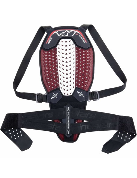 Protector de Espalda Alpinestars Nucleon Plasma|Negro-blanco-rojo