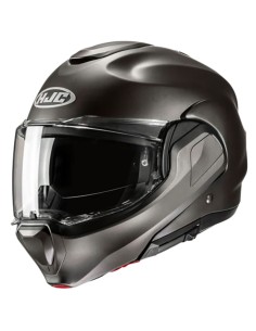 Casco HJC F100 Solid | Semi mate titanio