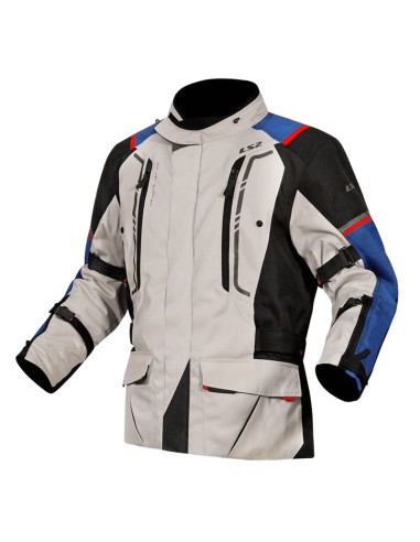 Chaqueta LS2 Narvik | Negro-gris-rojo